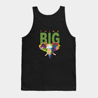 Elephant in WPAP 2 Tank Top